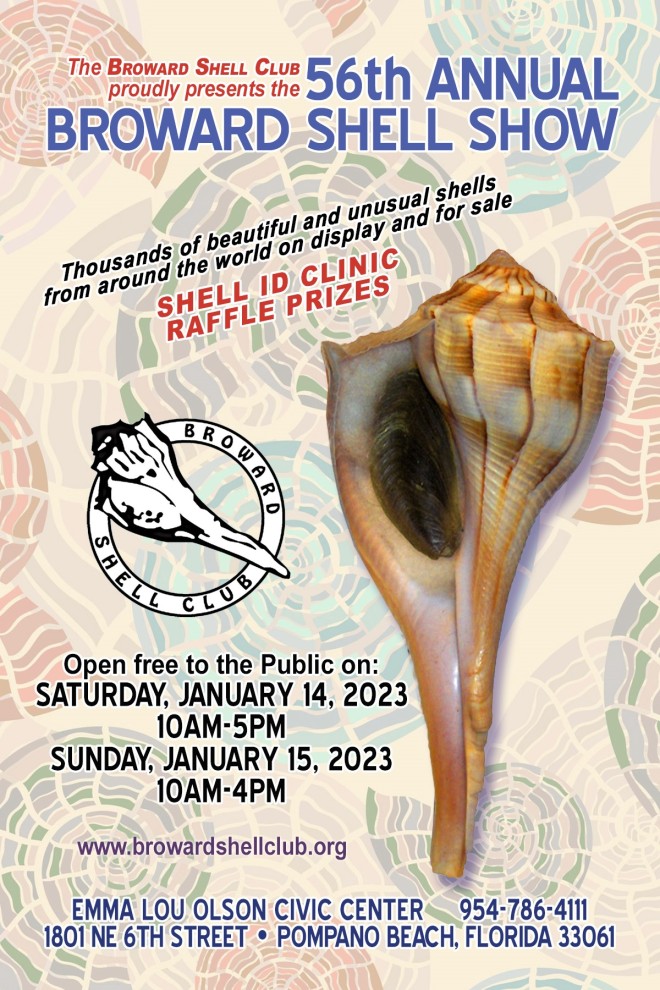 2023 Broward Shell Show Flyer front